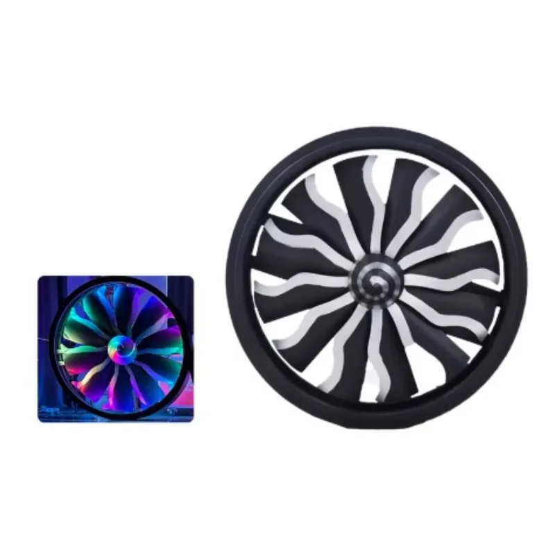 

Светильник-вентилятор с полноцветной подсветкой, меняющий цвет, вращающийся, с эффектом ветряной мельницы, фоновая подсветка для KTV, атмосферная подсветка