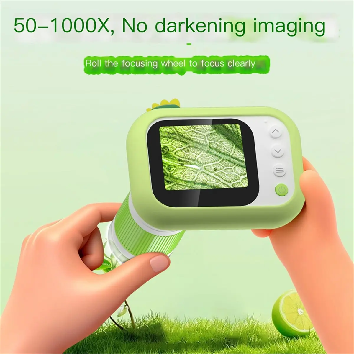 THANKSGIVING DAY HD Digital Microscope Camera for Kids Outdoor Educational Tool Ultra-HD Electronic Microscope for Children