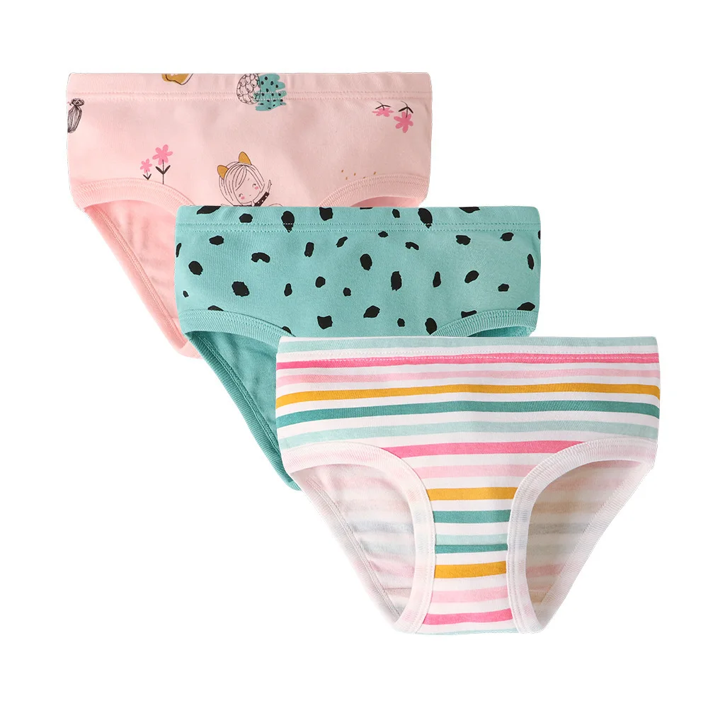 1/3/6/9 Pcs Kinder Mädchen Höschen 100% Baumwolle Weiche Hübsche Cartoon Einhorn Druck Unterwäsche Für Mädchen unterwäsche Boxer Atmungsaktiv – Detail 11