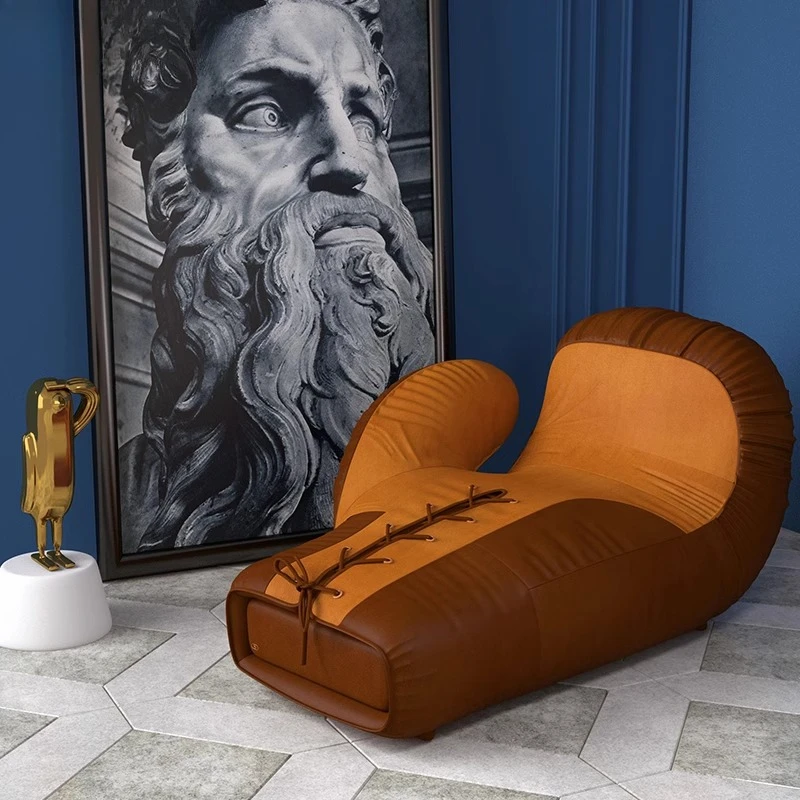 

Special-shaped hotel gym boxing gloves sofa living room medieval model room retro lazy chair