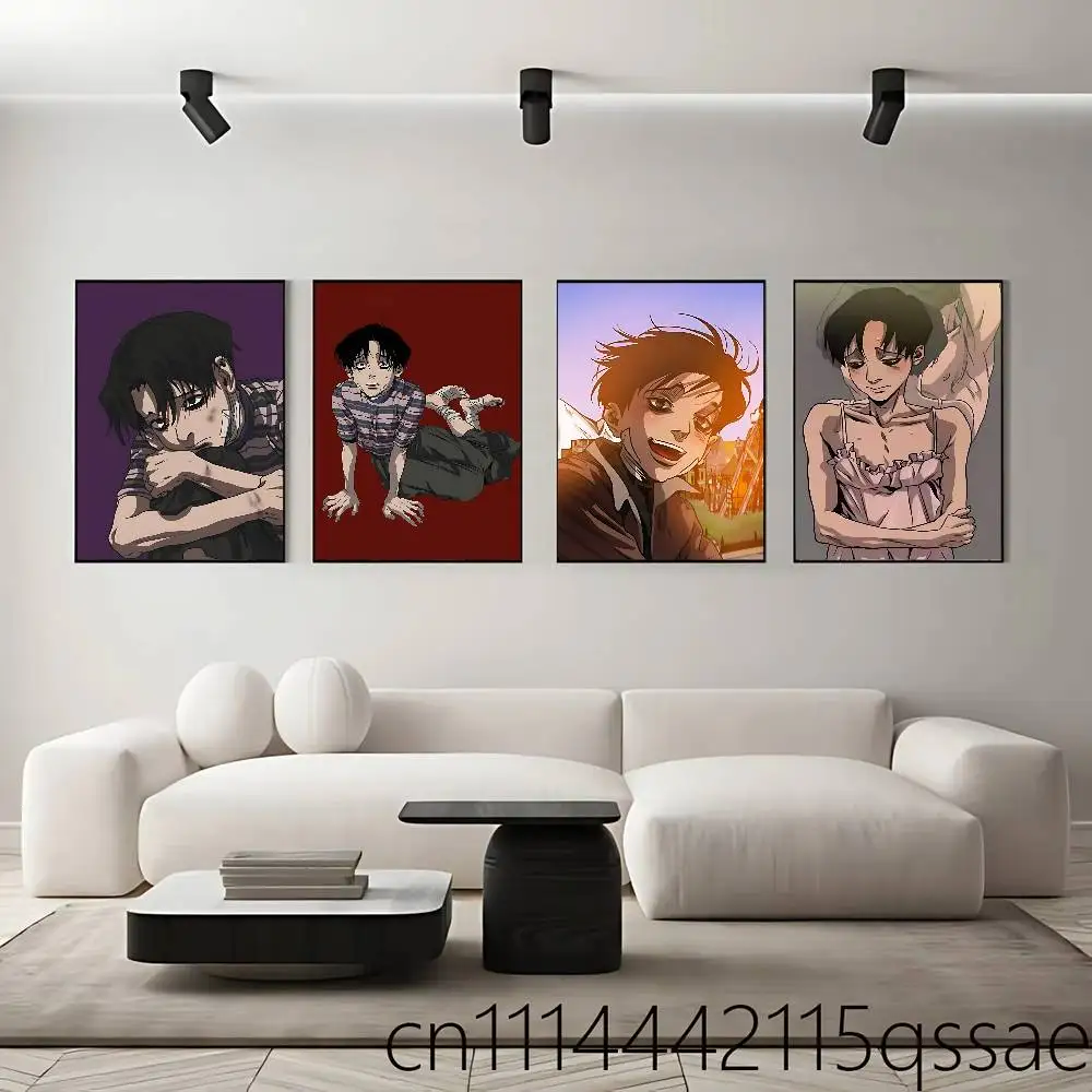 For Killing Stalking Yoonbum Poster Art Print Anime Style Home Decor Ideal Gift Perfect Room Decor