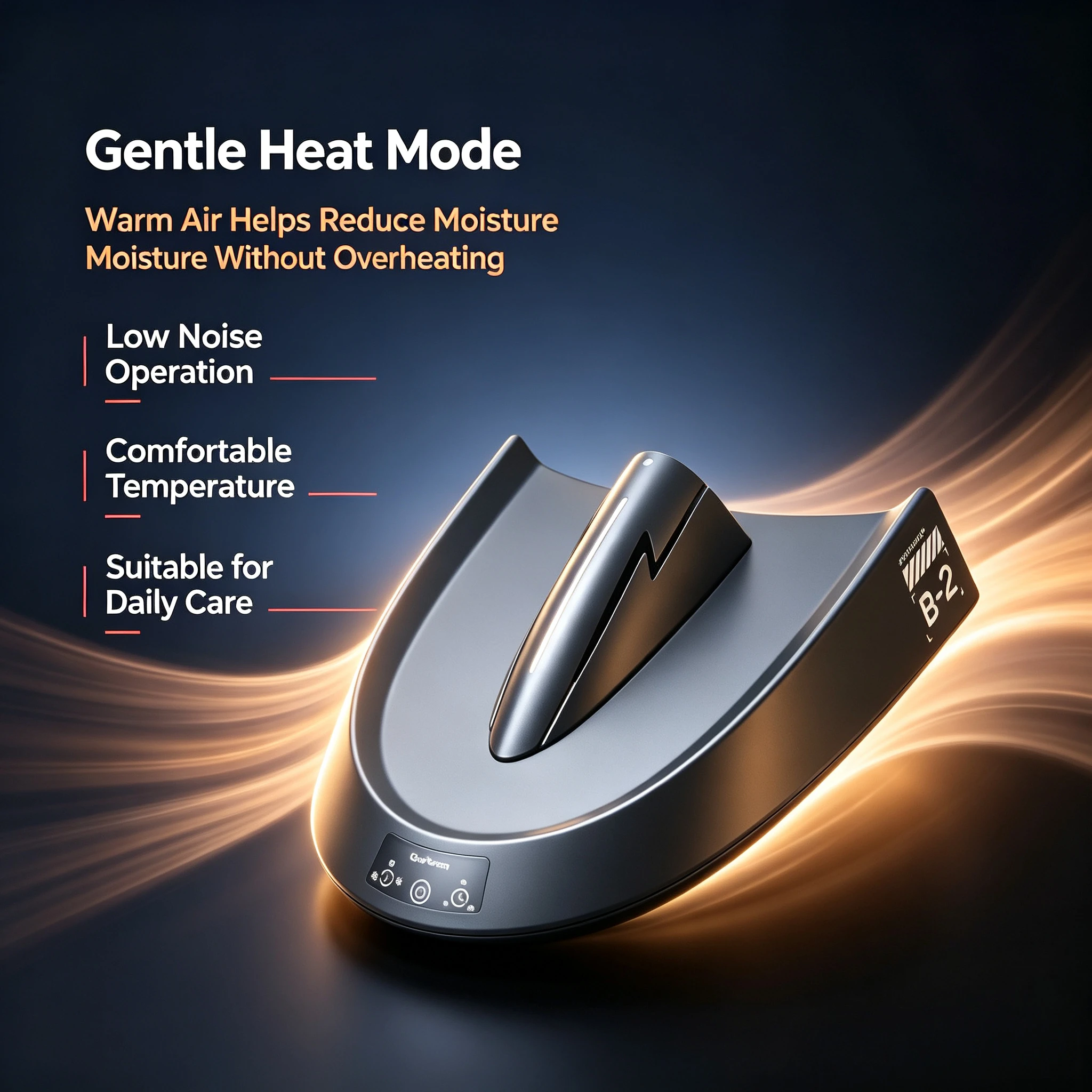 Smart Motorcycle Helmet Dryer Features Sterilization Dust Removal Functions Temperature Control Ambient Lighting