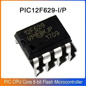 10/5/1PCS PIC12F629-I/P PIC12F629 DIP8 Inserção Direta PIC12F675-I/P PIC12F675 DIP-8 PIC Microcontrolador Flash de 8 bits DIP-8 12F629