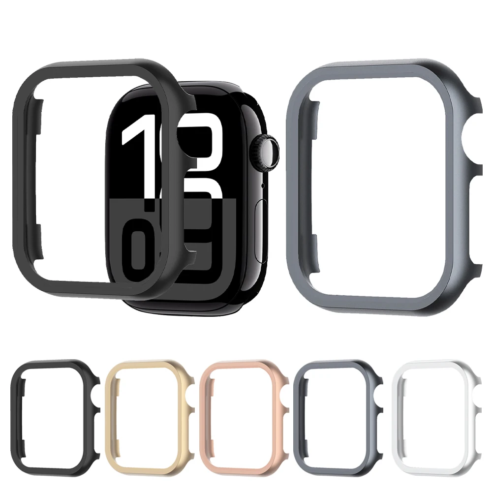 

Aluminium Alloy Metal Case For Apple Watch Series 10 42mm 46mm Bumper Cases For iWatch Series Ultra 1 / 2 49mm Protective Cover