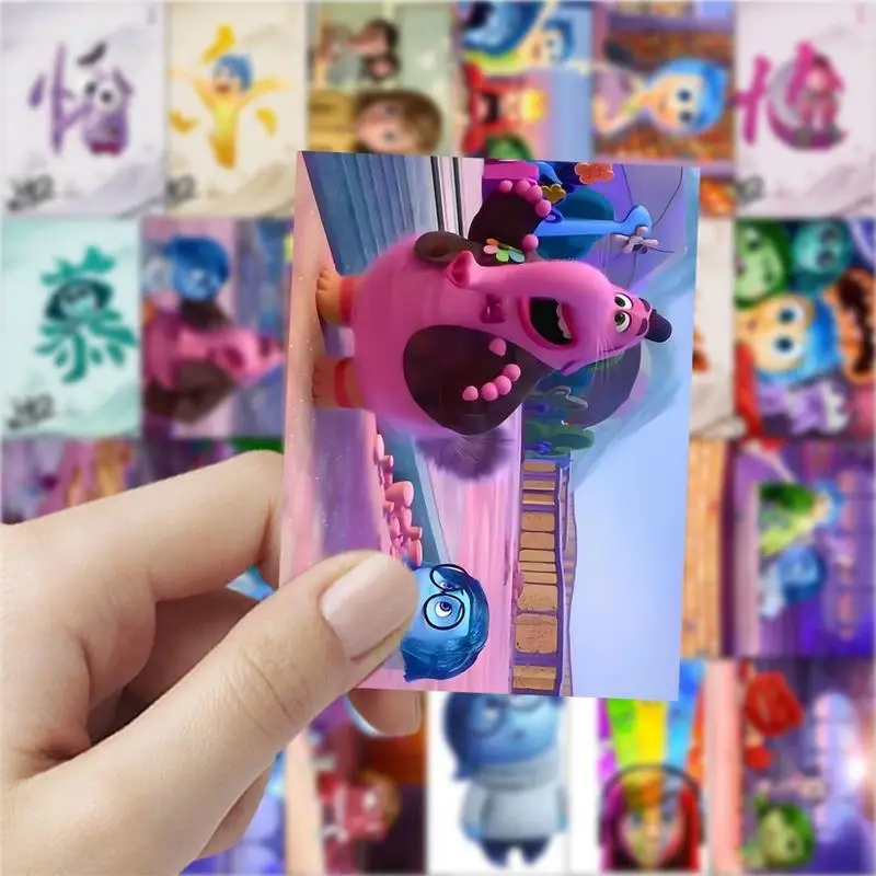 63PCS Anime Movie Inside Out 2 Stickers Guitar Notebook Refrigerator Cartoon Decorative Stickers Handbook Stickers Wholesale