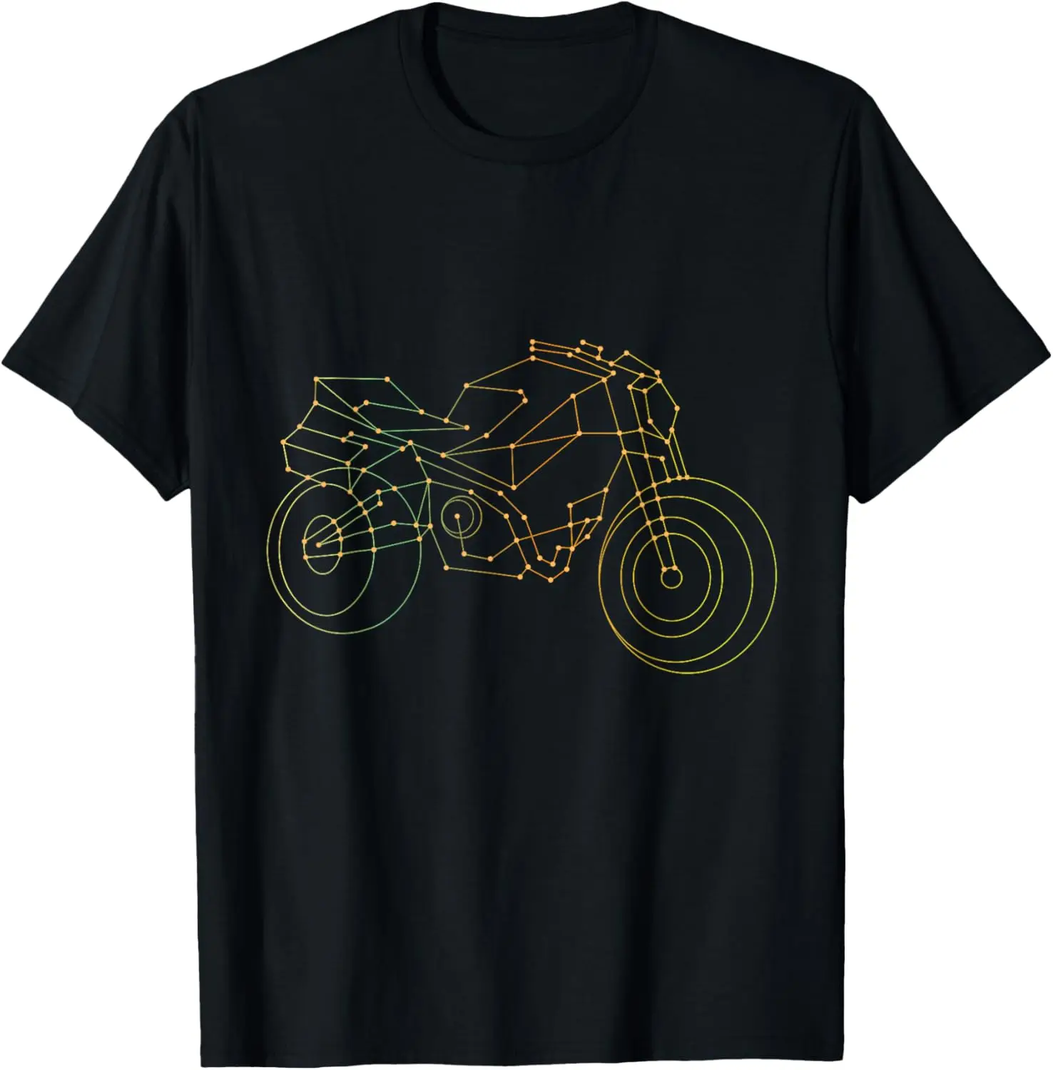 

Neon Dots Stellar Constellation Motorcycle Shirt Motorcycle