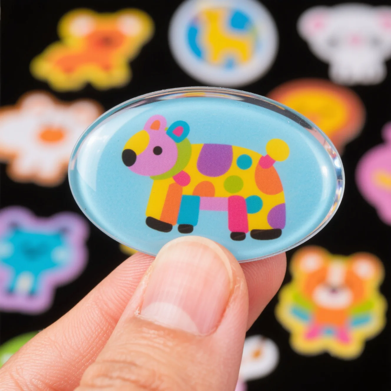 

Premium Waterproof Epoxy Dome Stickers For Enhanced Brand Recognition And Durability