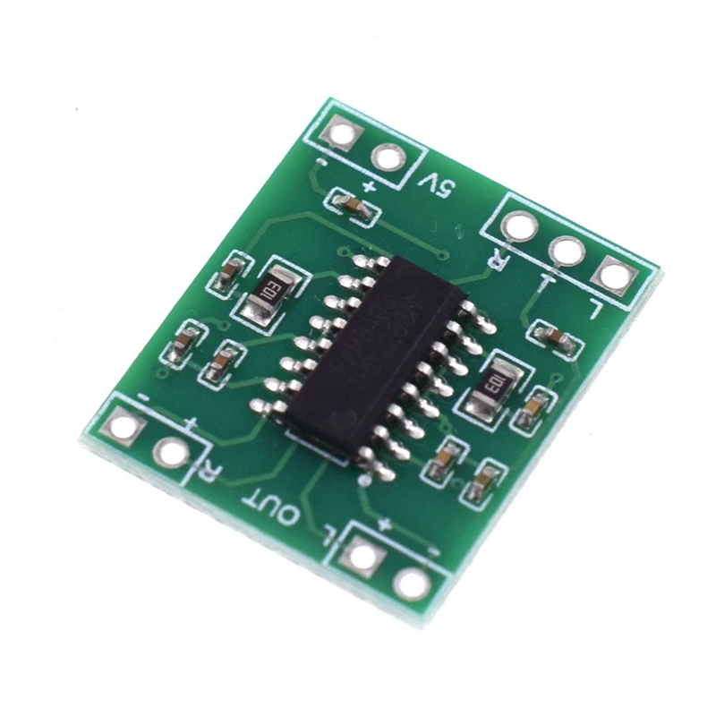 1-20pcs PAM8403 module Super mini digital amplifier board 2 * 3W Class D digital amplifier board efficient 2.5 to 5V USB power