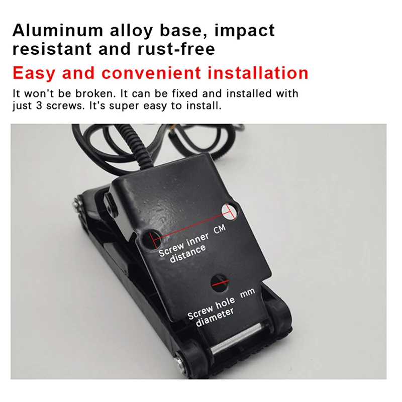 Foot Pedal 2 3 Pins Electric Bike Scooter Throttle E-bike Electric Tricycle Accelerator Pedal Speed Control Motorcycle Throttle