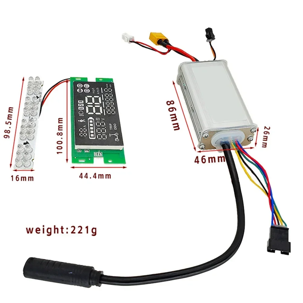 E-Scooter Controller E-Scooter Meter Set Scooter Customization Easy To Install Simple Structure Upgraded Version