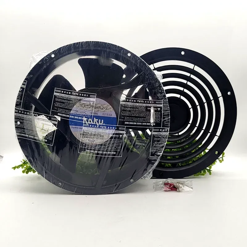 For KAKU card KA2208HA2-2 220V0.10A all-metal 22080 heat dissipation and high temperature resistance axial flow fan