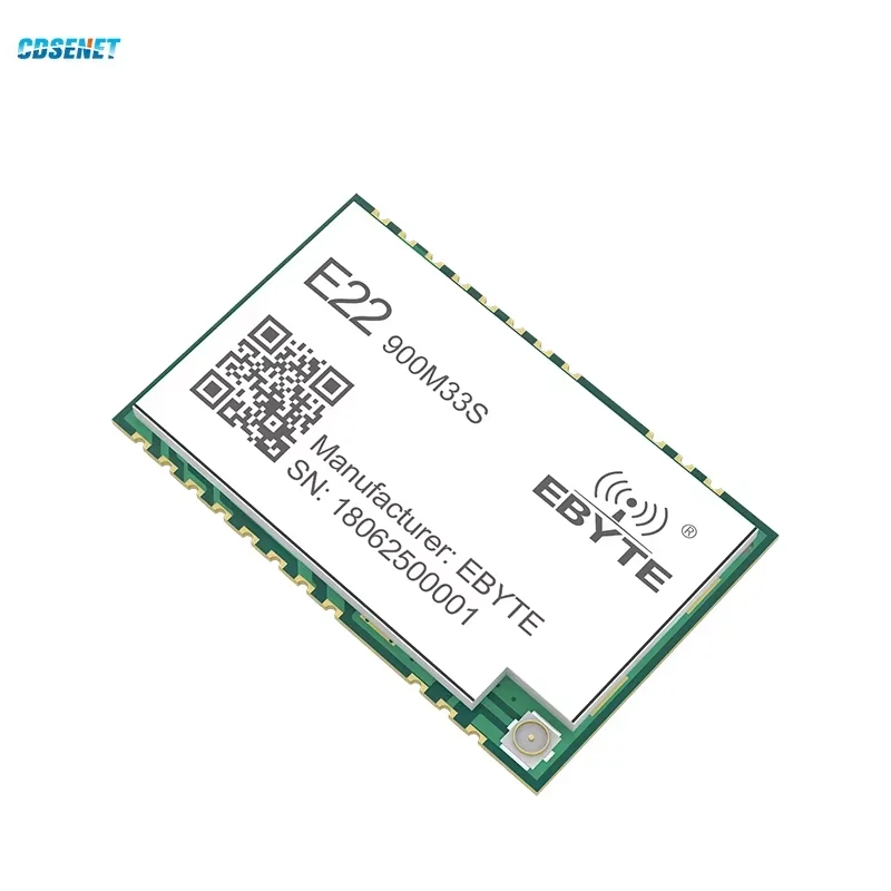 10P 868MHz 915MHz SX1262 Lora SPI Wireless Module TCXO CDSENET E22-900M33S 2W Long Distance 16km PA LNA Low Power RF Transceiver