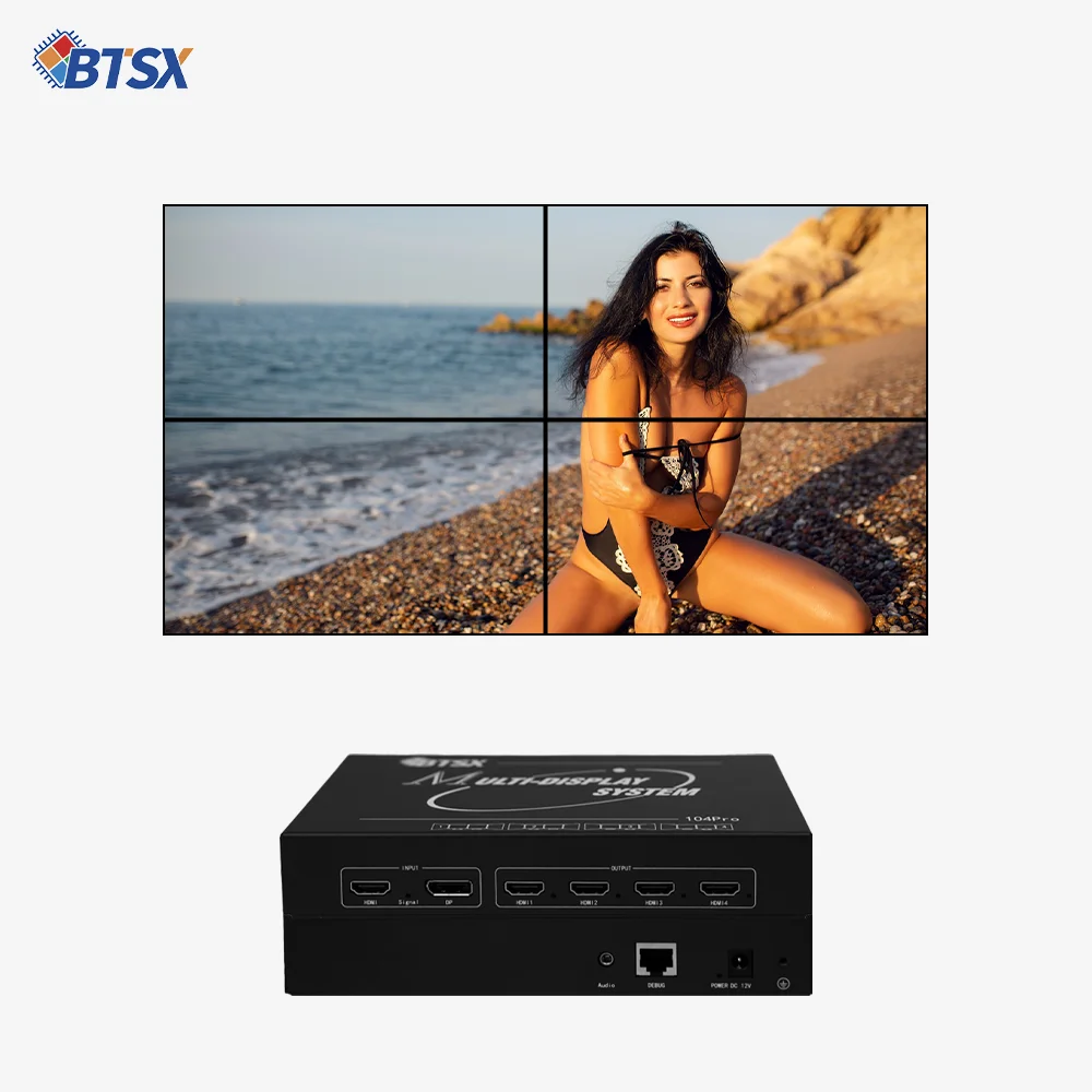 Bitvisus BIT-MSE-4K60-Mini104Pro Low Latency 4K Video Wall Processor Nanosecond Processing No Trailing & Energy-Saving Design