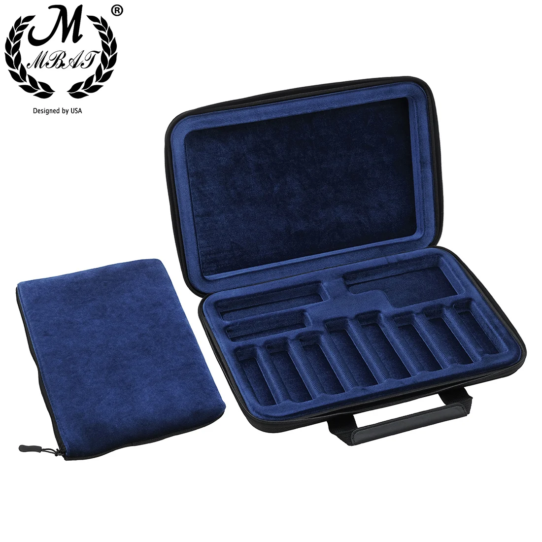 Handbag Universal Soprano Alto Tenor Sax Clarinet Flute Head Mouthpiece Box Can Store 12Pcs Storage Saxophone Accessories