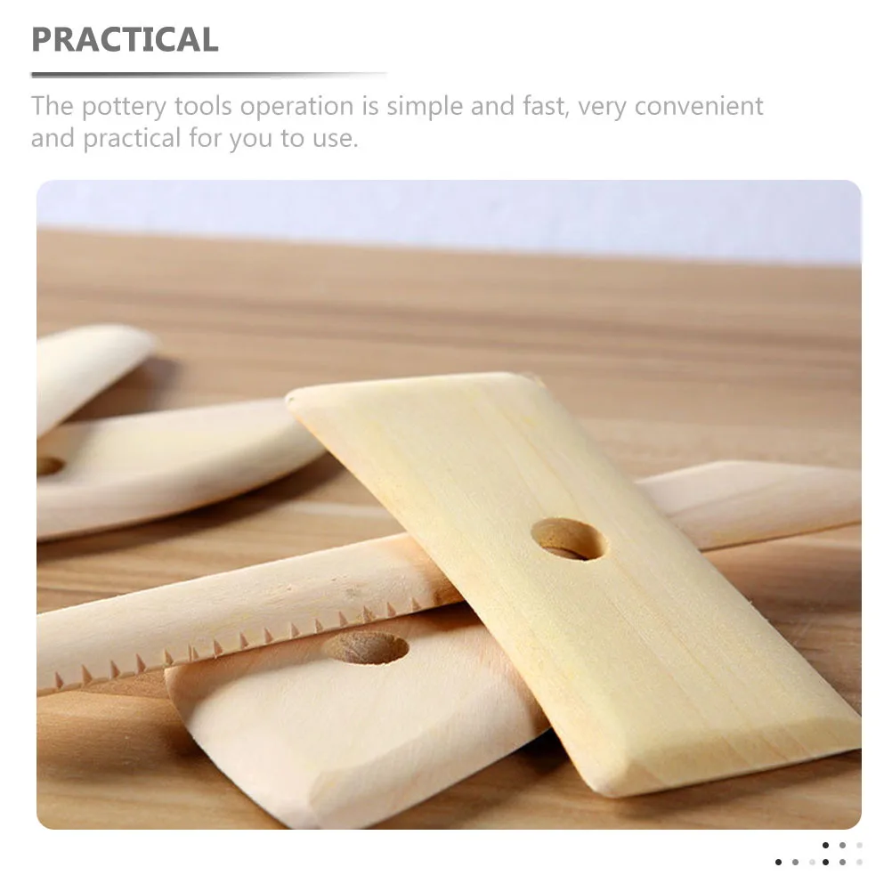 

5pcs Pottery Tools Clay Sculpting Tools Set For Polymer Clay Modeling Diy Craft Lightweight Durable Beginner Friendly Kit