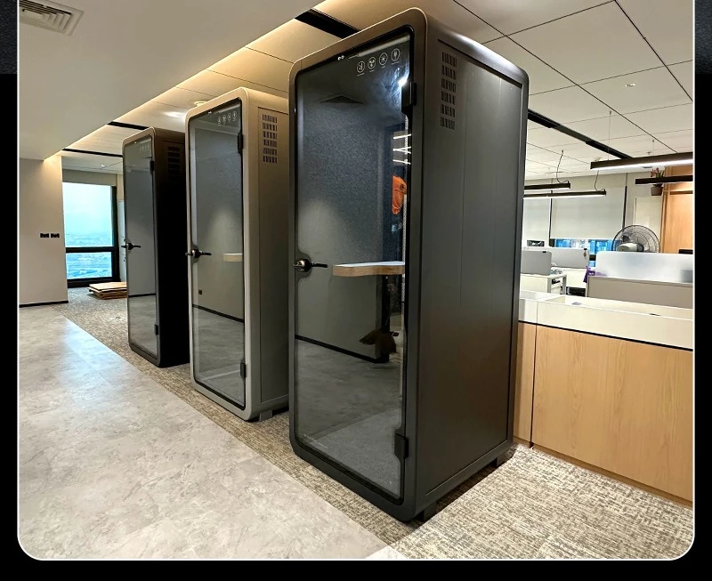 Easy Installation Silent Cabin Single-person Phone Booth Private Workspace Enhanced Soundproofing Cabin