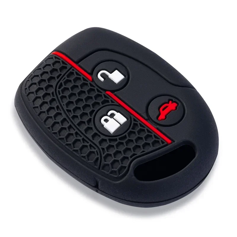 سيليكون 3 زر دخول بدون مفتاح مفتاح فوب سلسلة غطاء حافظة شل حماية لفورد ترانزيت ربط ساعي فييستا التركيز كابريوليه