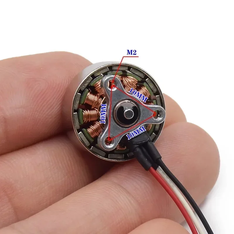 Motore 2750KV 2S-3S 1503 Mini modello aereo motore Brushless Drone