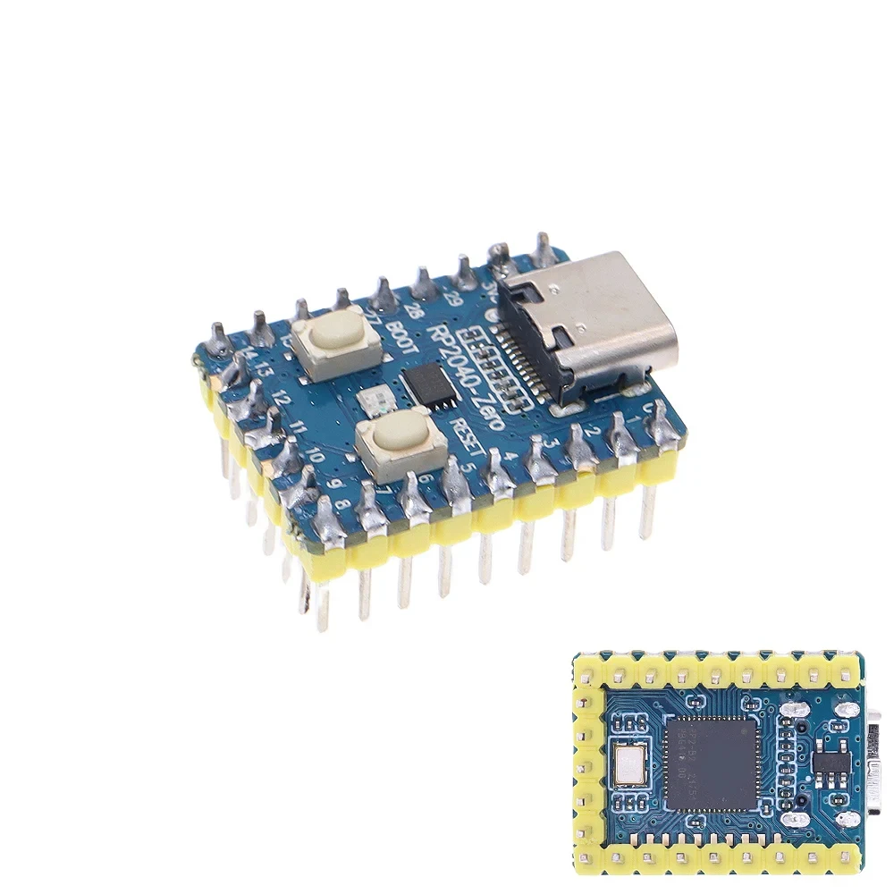 RP2040-Zero RP2040 Microcontroller PICO Development Board Module Dual-core Cortex M0+ Processor 2MB Flash for Raspberry Pi