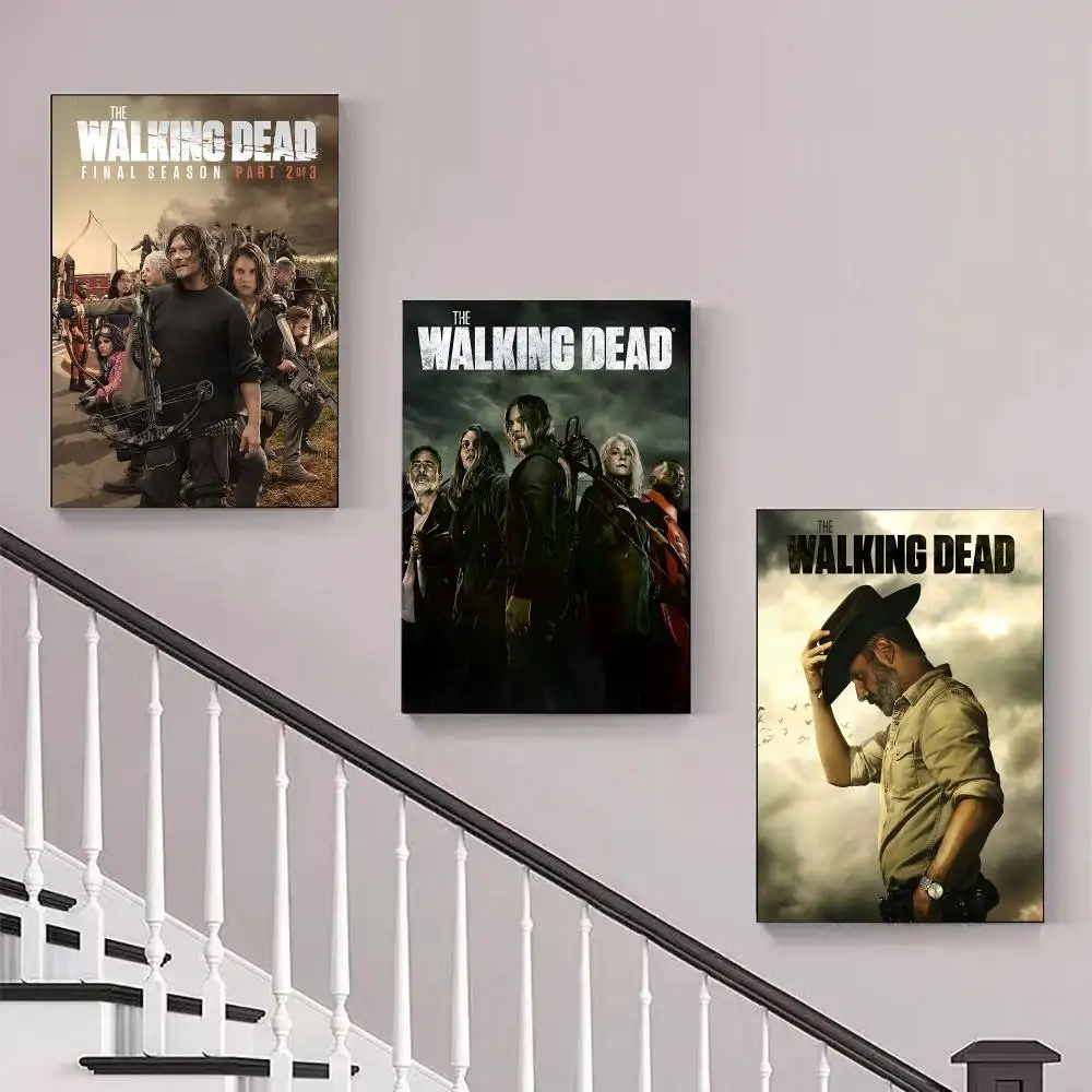 ملصق W-Walking Dead ملصقات لاصقة مقاومة للماء ملصق ورقي للمقهى وبار ديكور المنزل #3