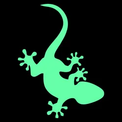 Reptile Lizard Wall Stickers Vinyl Decor Car Window Bumper Sticker Glow in the Dark Switch Stickers Kids Room Decoration Decals