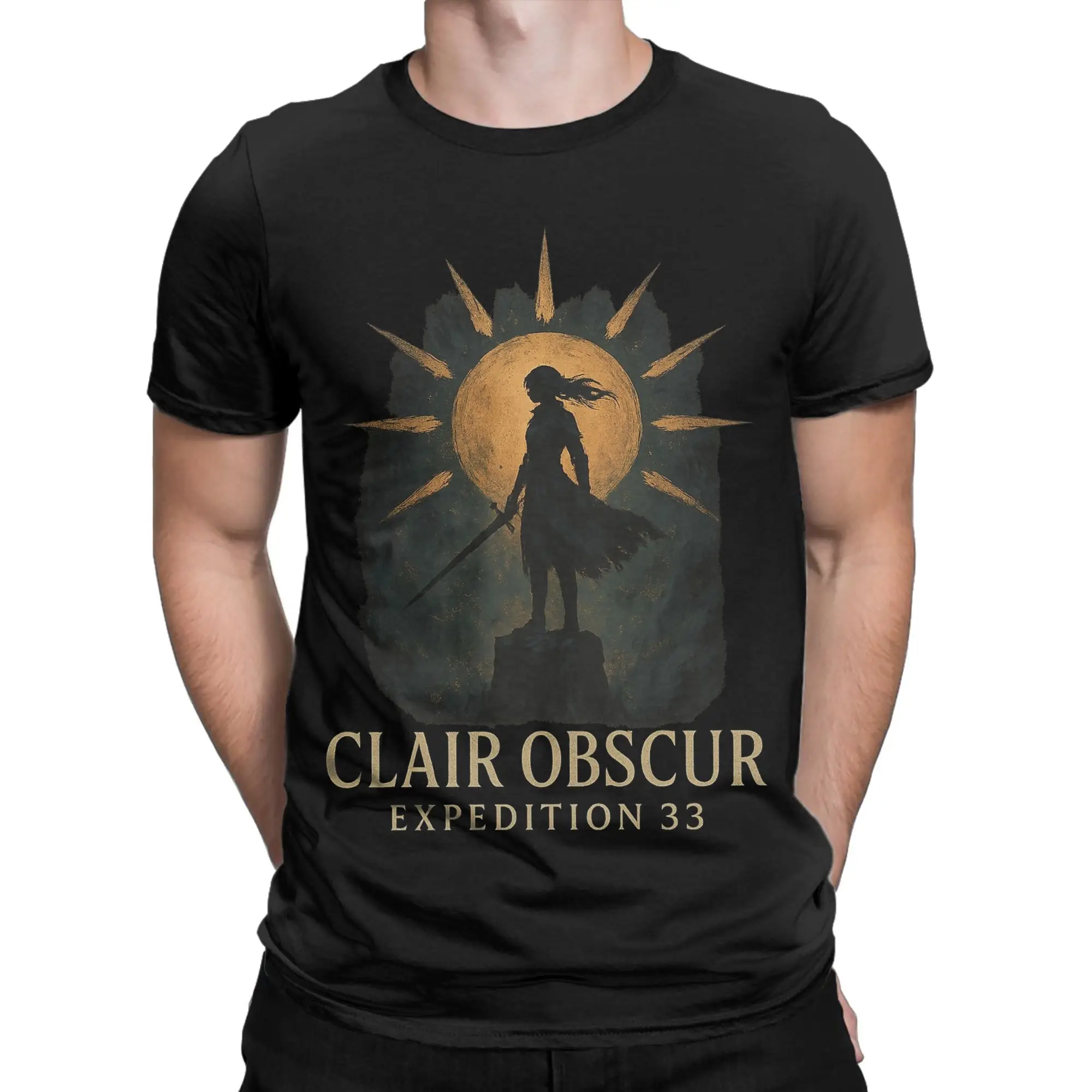

Летняя футболка Clair Obscur Expedition33 Games для унисекс, хлопковая футболка, топы с короткими рукавами
