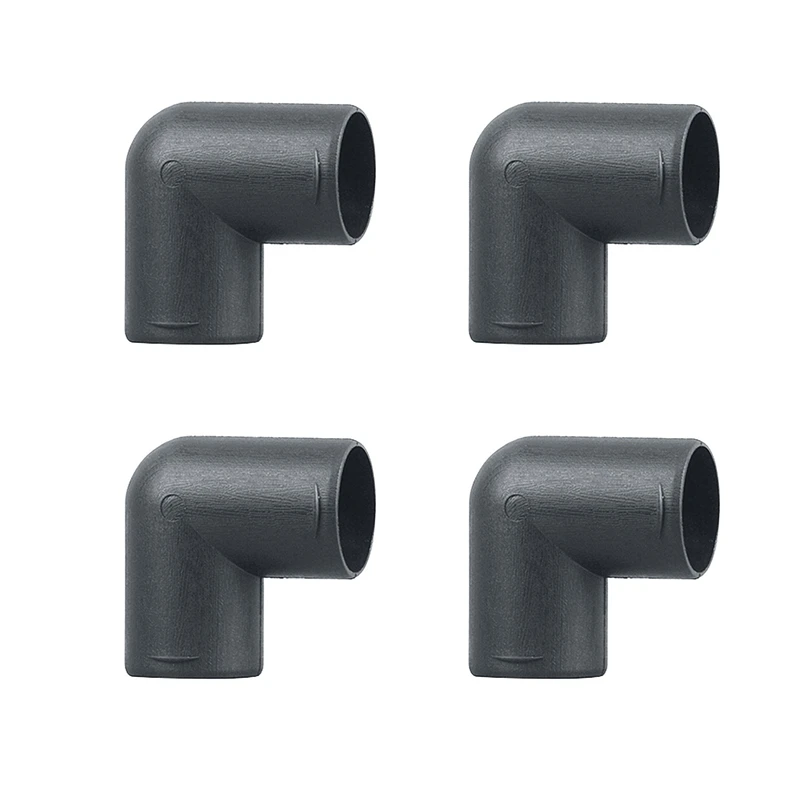 4 Pcs 42Mm Air Heater Ducting Pipe Air Vent Outlet L Shape Elbow Bend Pipe Exhaust Connector For Webasto Eberspaecher