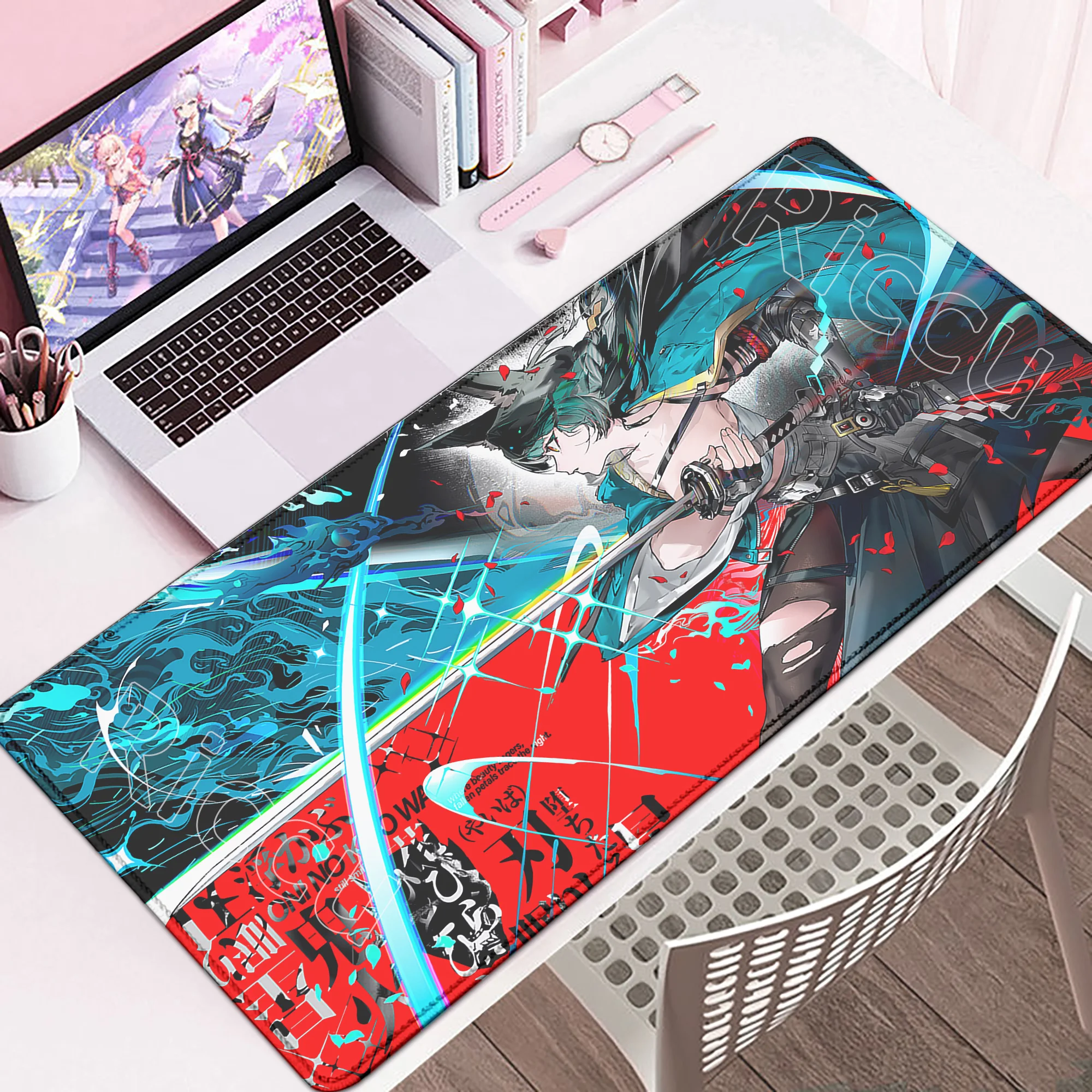 

Pretty Mouse Pad Zenless Zone Zero Keyboard Pad Laptop Gaming ZZZ Hoshimi Miyabi Desktop Mice Mat PC Anime Girl Cabinet Mousepad