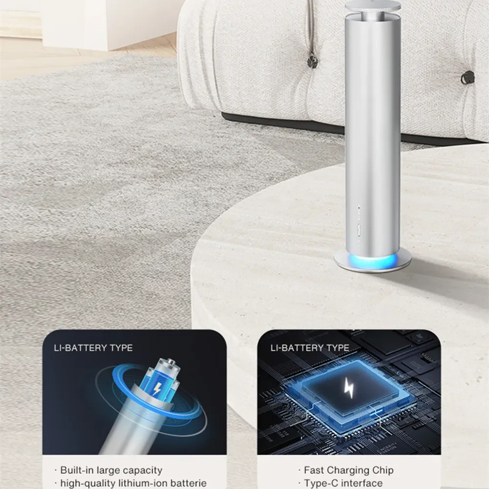 Model Baterai Penyebar Aroma Rumah 200m³ Parfum Minyak Esensial Penyebar Aroma USB Pengisi Daya Penyegar Udara Perasa