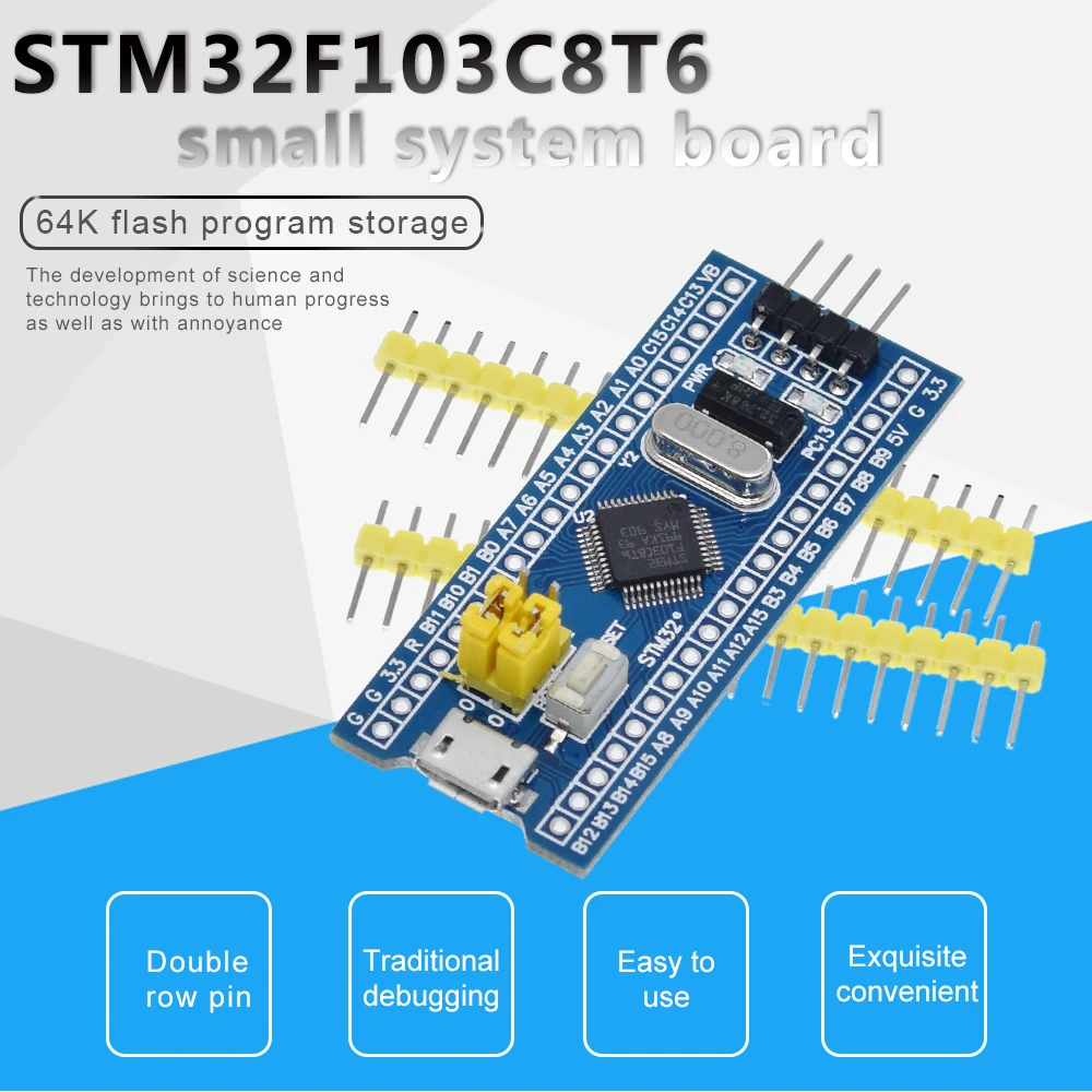 TZT CH32F103C8T6 STM32F103C8T6 ARM STM32 Minimum Development Board Module for arduino Diy Kit