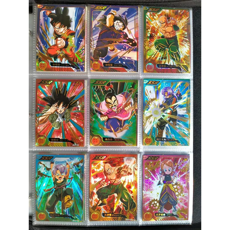 Anime Dragon Ball SSR CP card Son Goku Vegeta IV Gotenks Torankusu Majin Buu Toy collection boy Birthday Christmas gifts