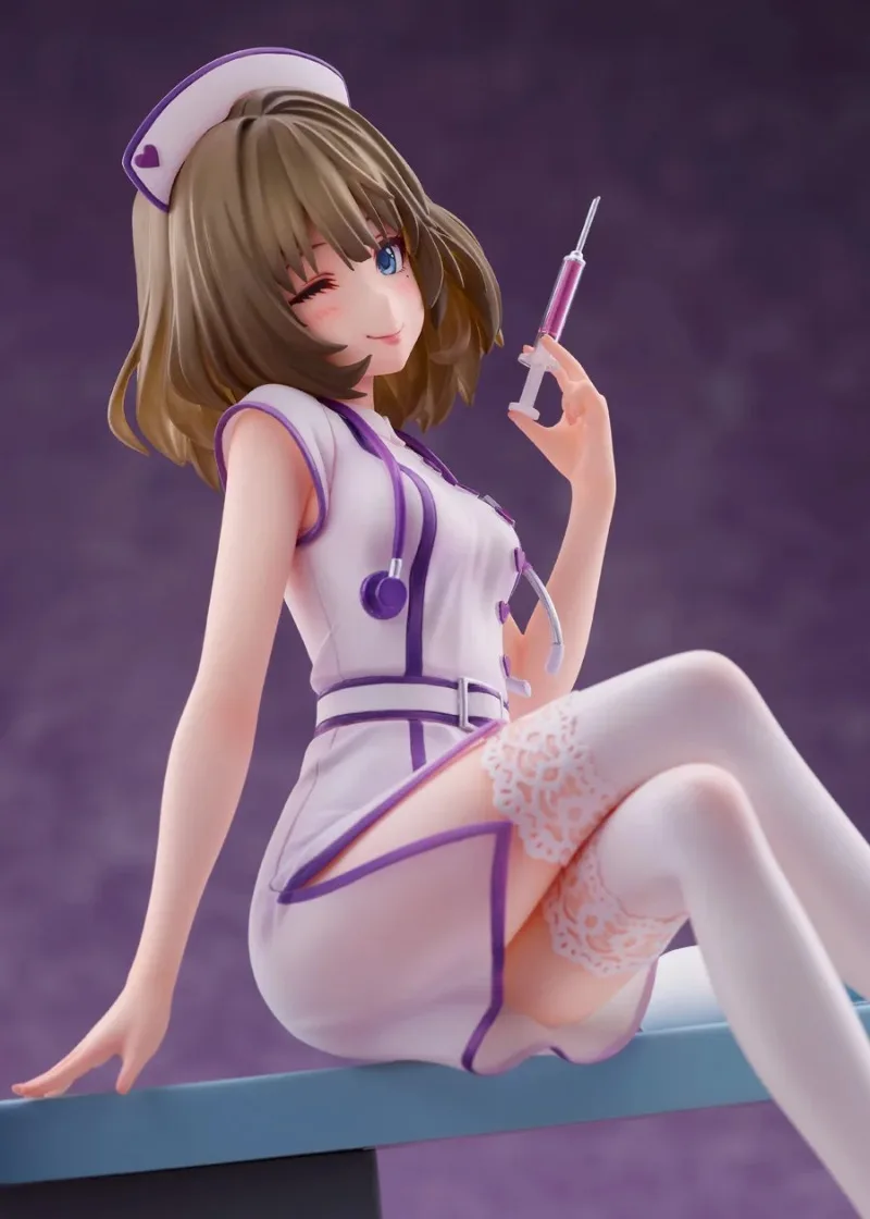 100 % Original: THE IDOLM@STER Takagaki Kaede Krankenschwesteruniform 1/7 PVC Actionfigur Anime Figur Modell Spielzeug Figur Puppe Geschenk