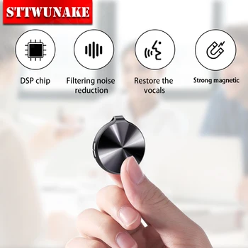 Mini voice activated recorder digital recording listening device audio professional dictaphone audio hidden devices recording device micro small necklace player