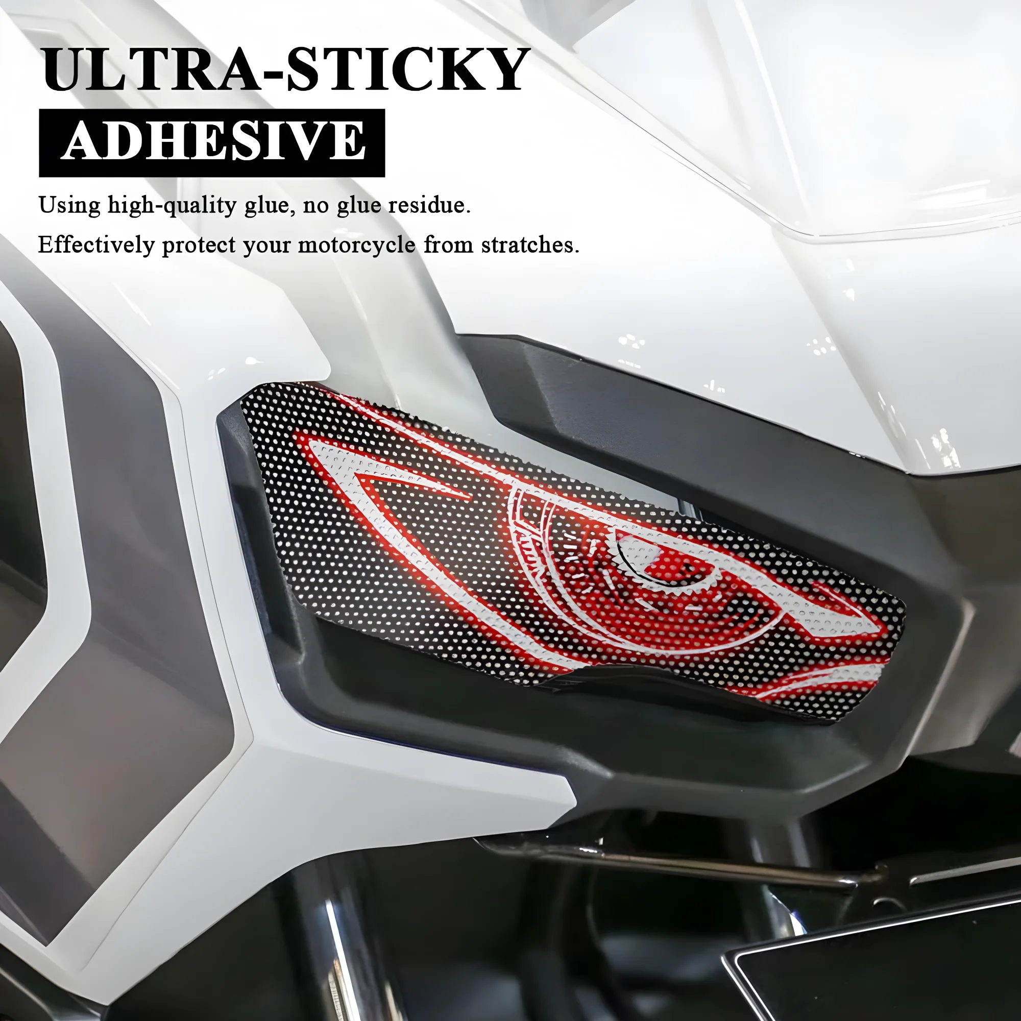 For Honda ADV 150 ADV150 2019-2021 ADV160 2023 2024 Motorcycle Headlight Guard Stickers Accessories Front Fairing Headlamp Decal