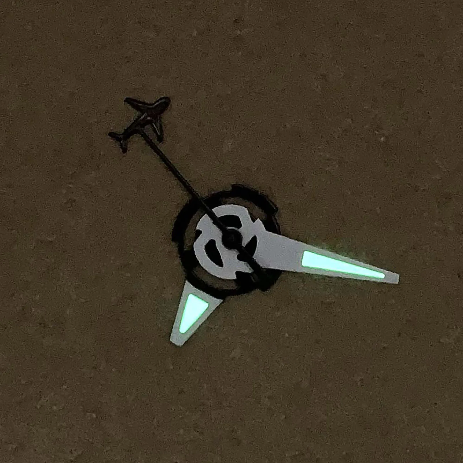 Manos de reloj creativas, patrón de avión, NH35, NH36, 4R, 7S, movimiento, nuevo