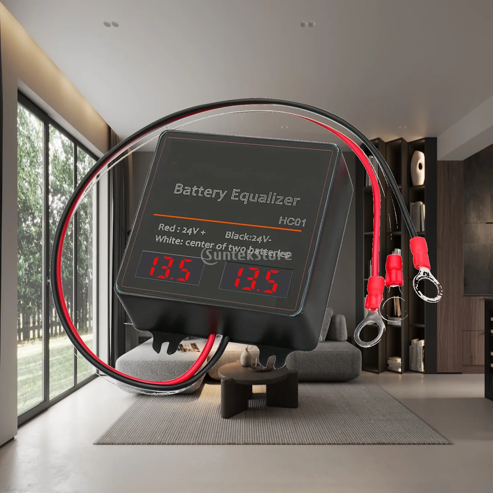 Battery Equalizer LED Display Extend Battery Life Household Easy to Use Balancer 12 Series 24V Multifunction for
