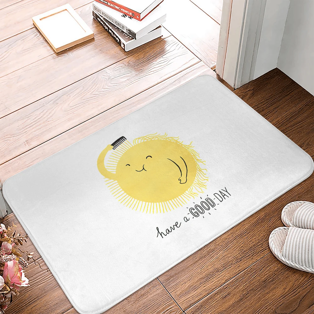 1Pcs The cartoon Sun Universe Sky Kitchen Mat Home Entrance Doormat Living Room Decor Floor Carpet Bathroom Anti-Slip Rug