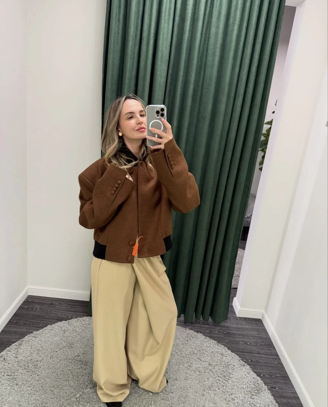Femmes Vintage revers cou vestes tempérament manches longues poches veste courte 2025 automne dame Chic quotidien trajet vêtements d'extérieur