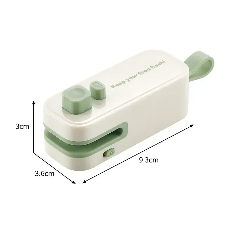 

Compact Mini Magnetic Food Sealer with Dual Sealing and Opening Functions for Kitchen Snack Bags and Food Storage