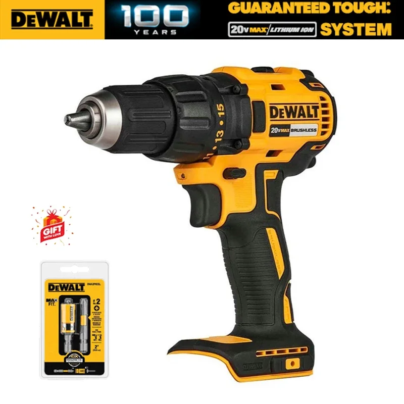 DEWALT DCD7771 Cordless Compact Driver Drill Motor Rechargeable Screwdriver 20V Brushless Power Tools DCD7771N With DWA2PH2SL