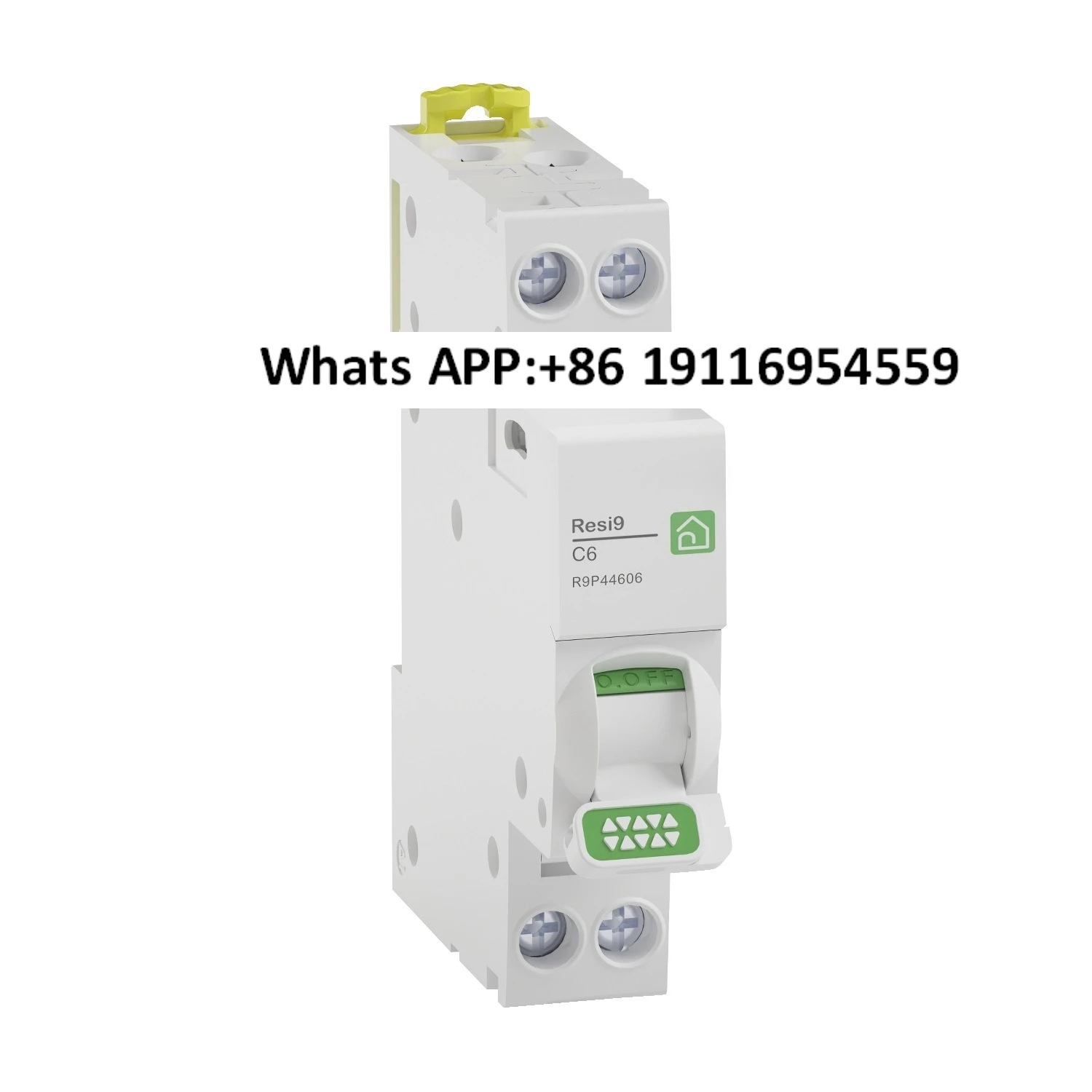 Open Micro Circuit Breaker Phase Line Neutral Line Micro Break Household Switch Electromagnetic Trip R9P44610 1P + N C10A