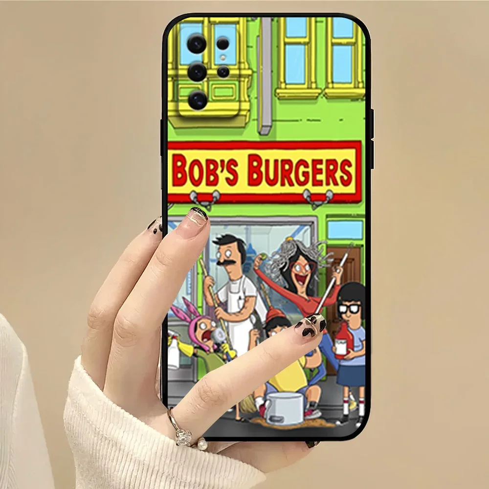 Cartoon B-Burgers B-Bobs Phone Case For Samsung S22 S23 A73 A72 A71 A54 A53 E ULTRA Color Soft Shell