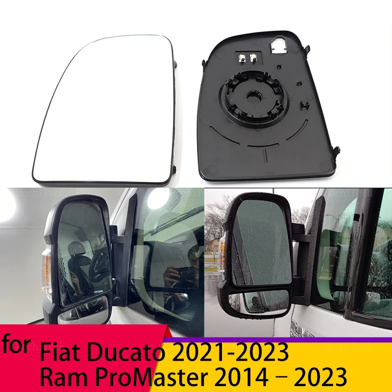 

Left Right Wing Mirror Glass Heated Driver Passenger Side For Fiat Ducato 2021-2023 for Ram ProMaster 2014-23