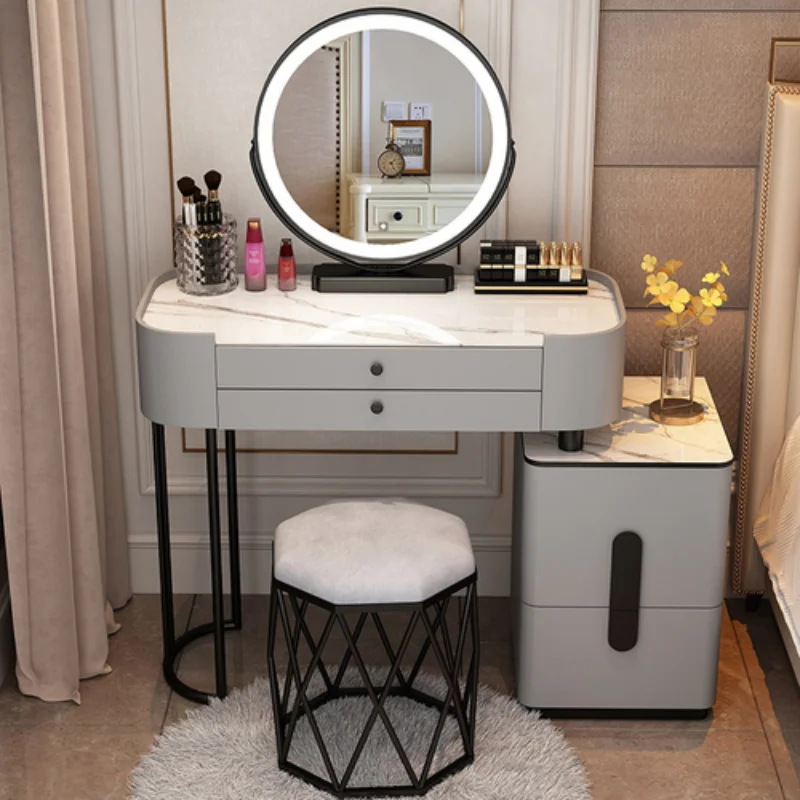 

Vanity Dressing Table Bedroom Furniture Modern Luxury Home Dressers Nordic Ins Dressing Cabinet Chair Penteadeiras Decoration