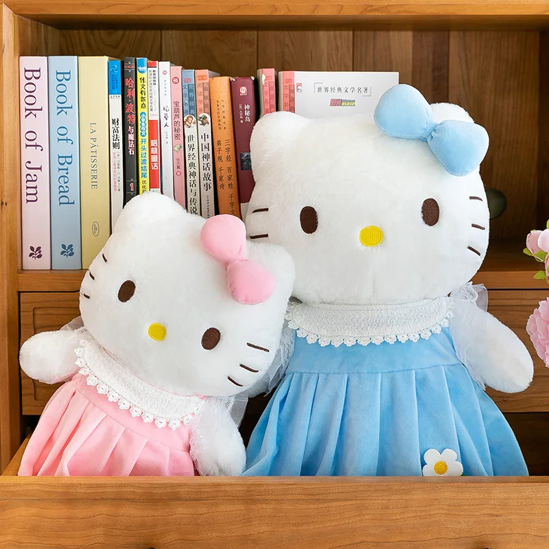 40cm Giant Size Cute New Princess Dress Kitty Cat Doll Children's Sleeping Pillow Cat Pillow Plush Toy Cartoon Doll Girl Gift