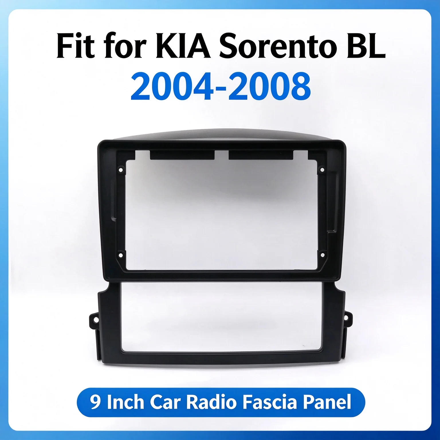 Ownice 9 Inch 2 Din for KIA Sorento BL 2004-2008 Car Audio Big Screen DVD Fascia Frame Dash Installation Panel