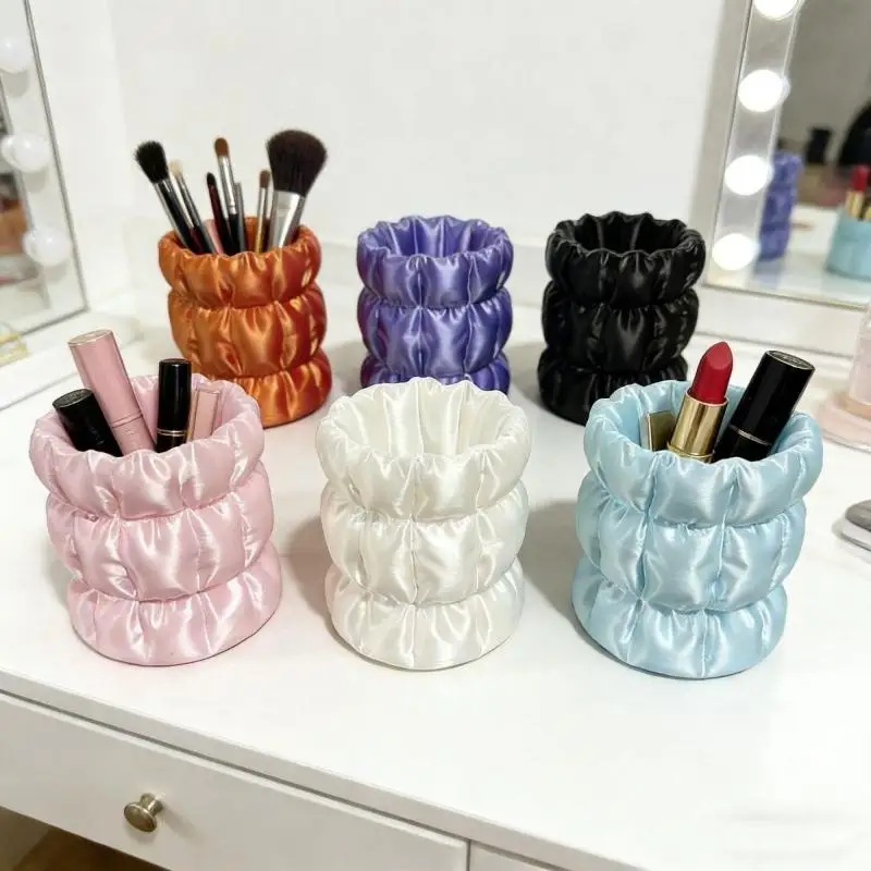 1PC Makeup Brush Storage Tube, Elegant Facial Makeup Tool Storage Rack, Home Storage Rack Makeup Brush Bucket.