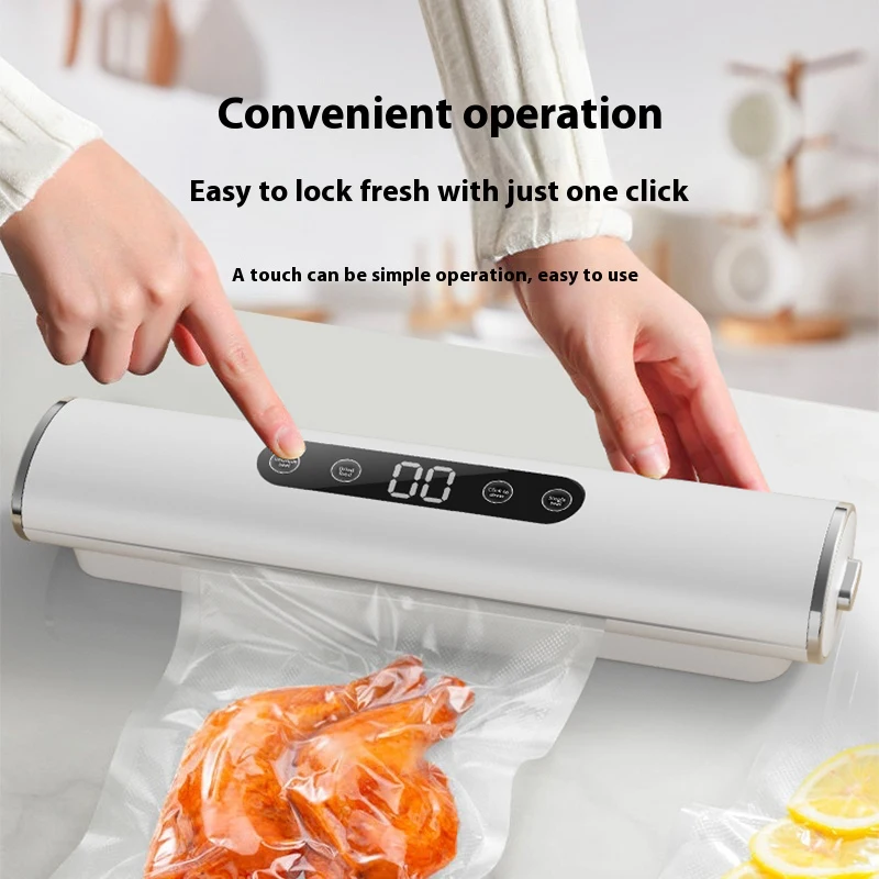 For Food Vacuumor Professional  Vacuum Sealer Machine for Products Kitchen Sealing Machine Cuisine Packaging Plastic Bag Sealant