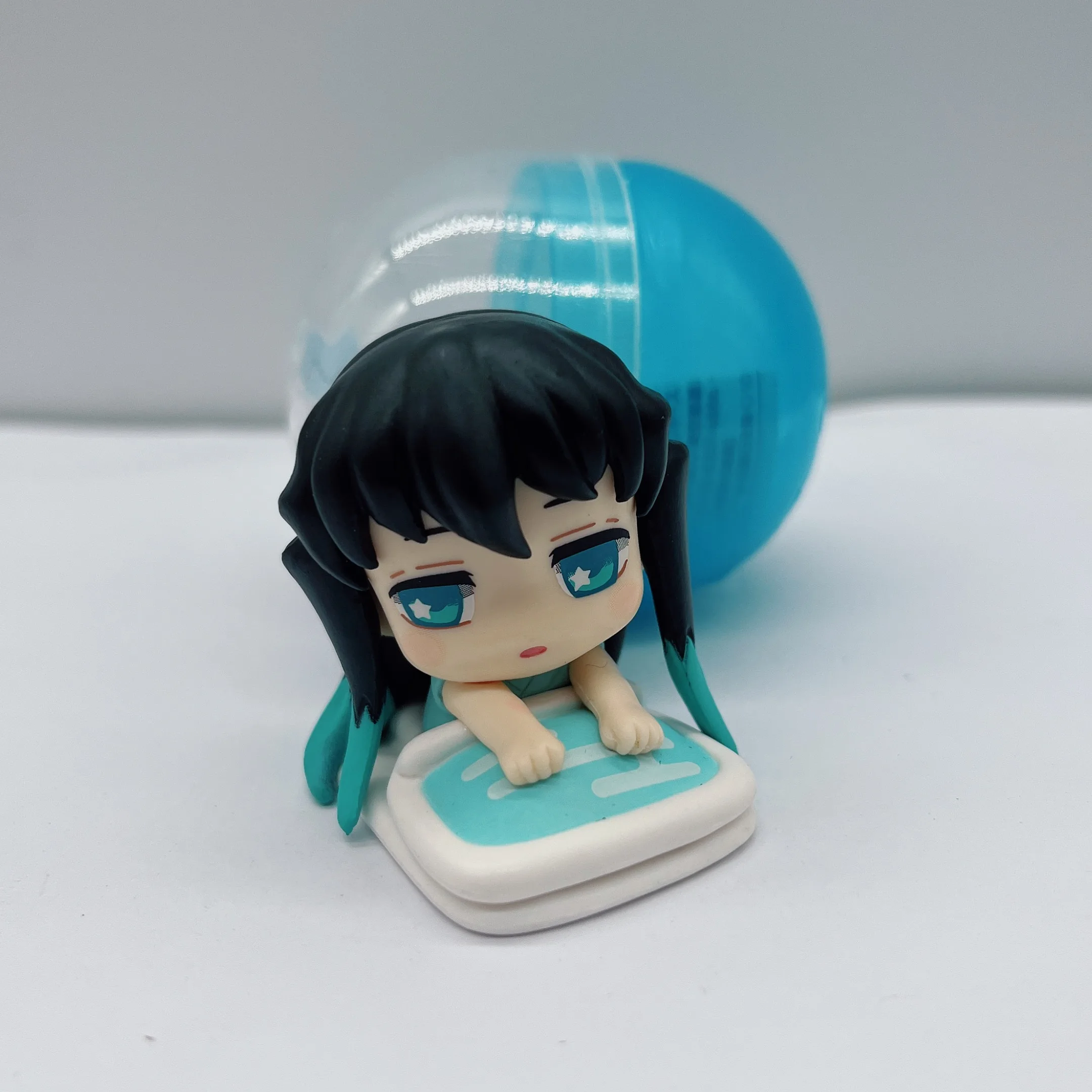 Anime Model postaci serii Sleep produkty peryferyjne Tanjirou Nezuko Zenitsu Muichirou Mitsuri Kyoujurou Gashapon ORIGINAL