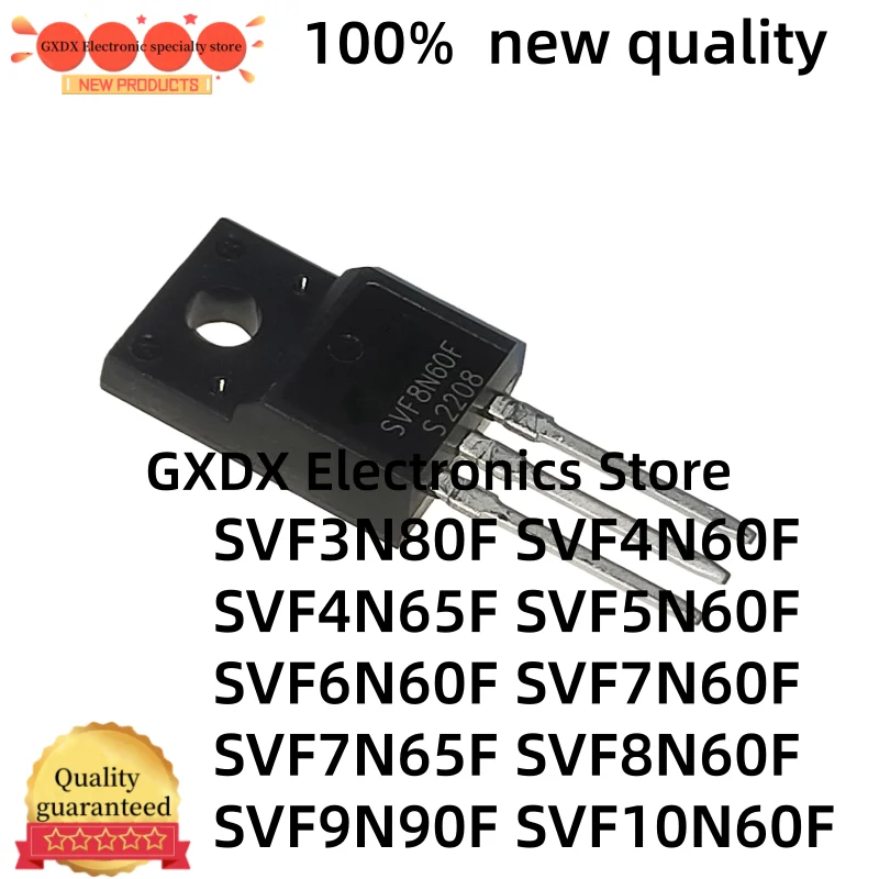 10–20 Stück SVF5N60F SVF4N65F SVF9N90F SVF4N60F SVF10N60F SVF8N60F SVF7N60F SVF6N60F SVF7N65F SVF3N80F TO-220F neu auf Lager